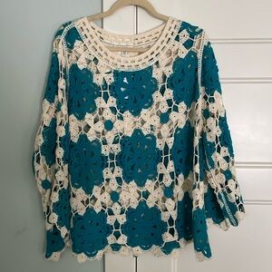 NWT Ladies Size 18/20 Knot Top 3/4 length sleeves Easter Spring